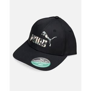 NEW Puma Evercat Camo Cat Snapback Hat Black Logo PV7-0381-BLK Cap